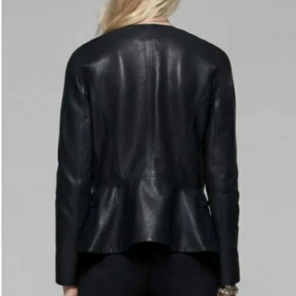 Theory ford enora leather jacket - Picture 3 of 14